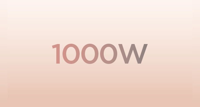 1000W Motor Gücü