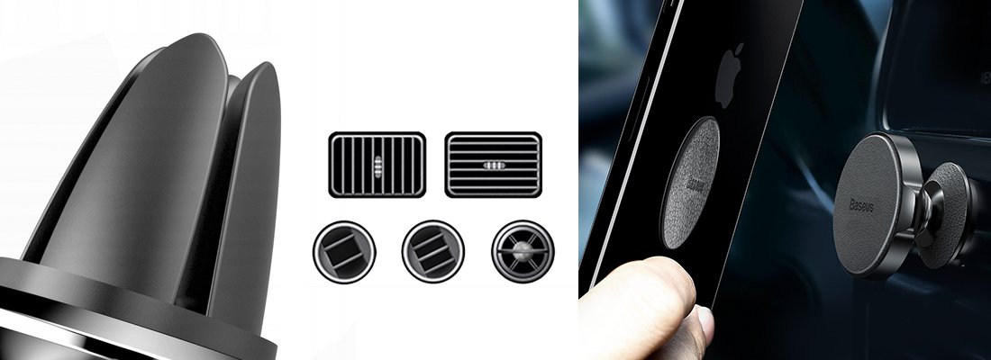 Baseus Small Ears Araç İçi Manyetik Telefon Tutucu
