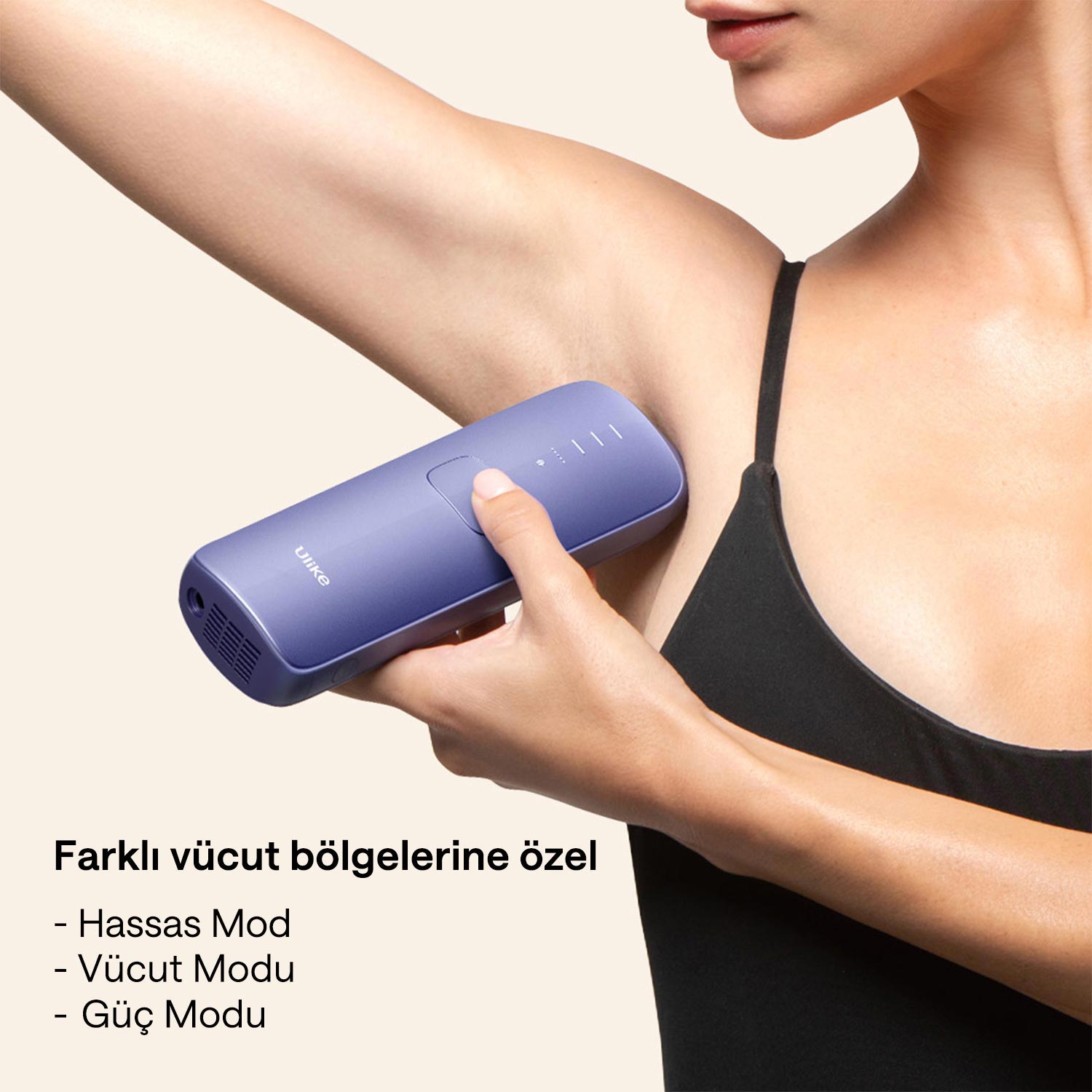Cilt hassasiyetine ve farklı vücut bölgelerine